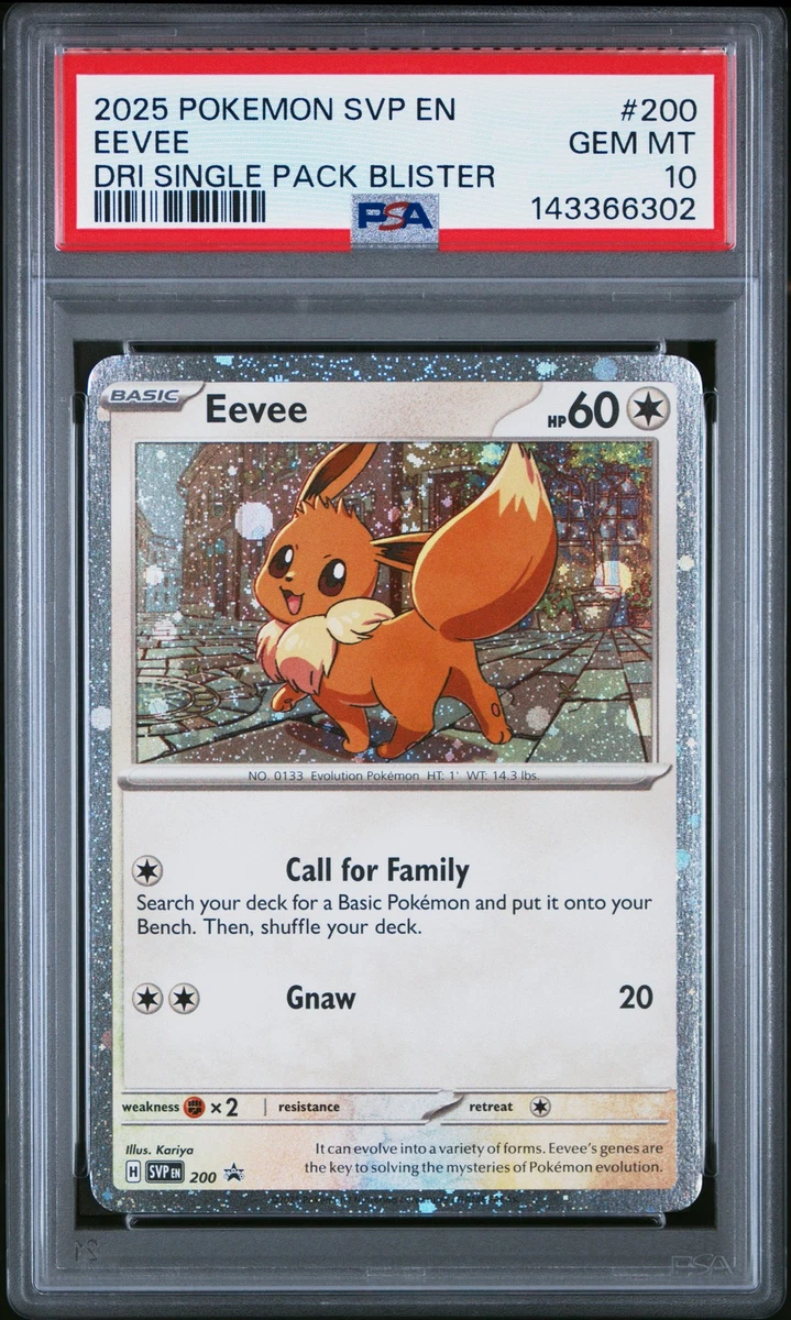 Eevee Pokémon TCG Professional Sports Authenticator (PSA