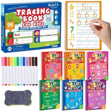 96 Preschool Learning Activities Tracing Books for Kids Toddler Handwriting P...