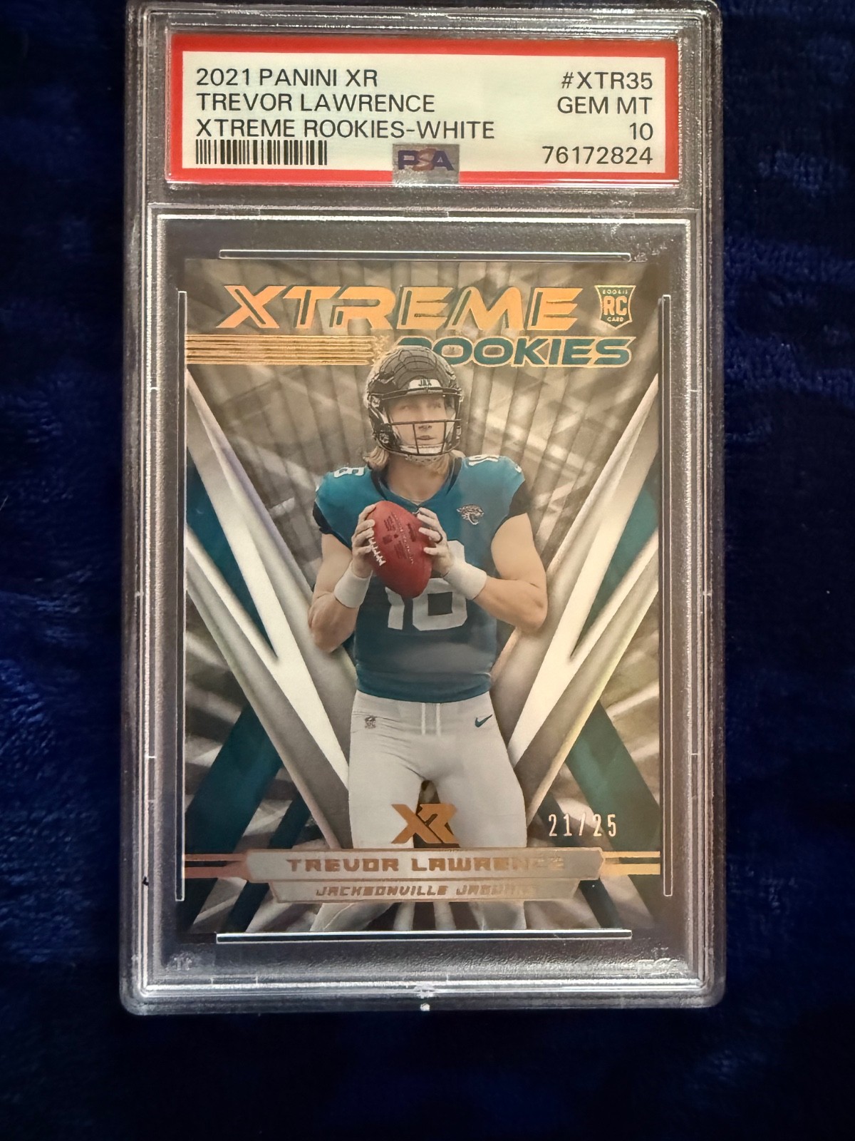 Trevor Lawrence Panini XR Xtreme Rookies #XTR35 White