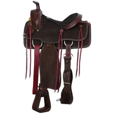 Roper Saddle- 15" -DARK PRAIRIE