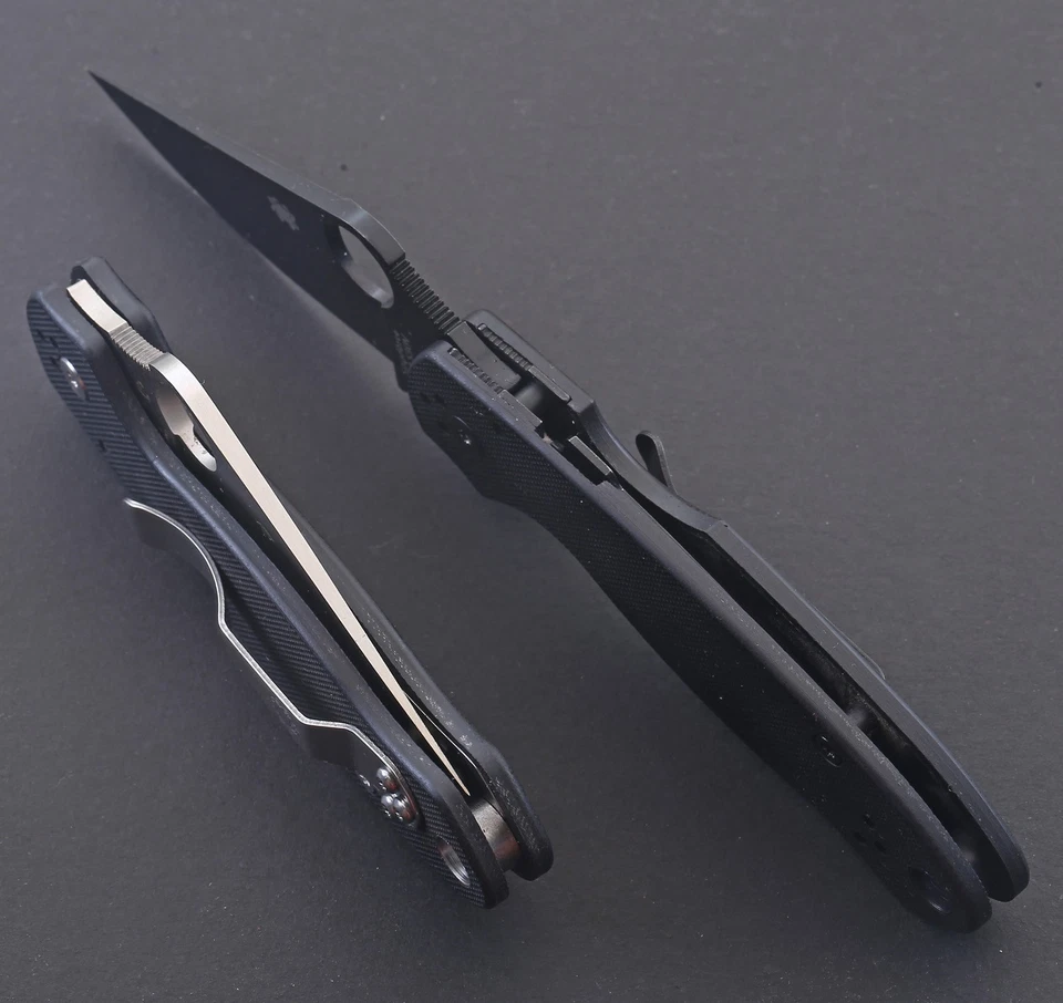 Tactical Black G10 Handle High Carbon Stainless Steel Pocket Fold Outdoor Knife - Image 3 of 4