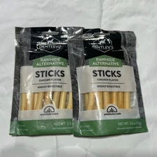 Dentleys Sticks Rawhide Alternative Chicken Flavor Pack Of 2 Dog Treats