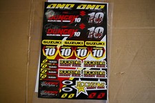 One Industries Rockstar Universal Graphics Stickers 12x18 Sheet