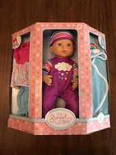 My Sweet Love Baby Doll With Outfits - 6 Piece Play Set 12.5" Doll