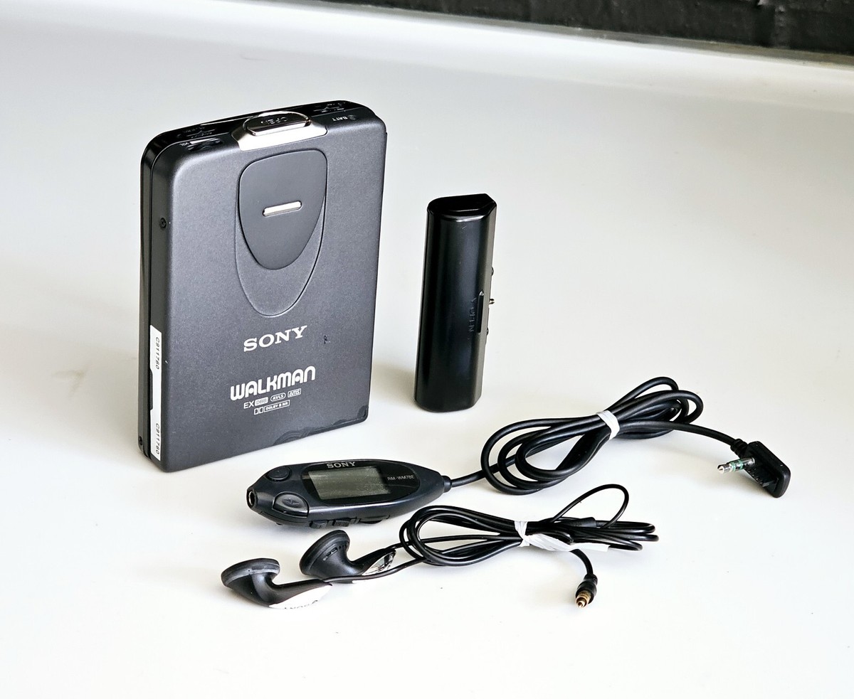 Rare Sony Walkman WM-EX1 Personal Cassette Player LCD Remote Rare Sony Walkman WM-EX1 Personal Cassette Player LCD Remote