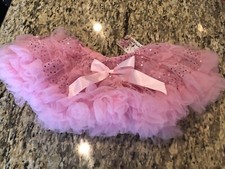 Wenchoice Toddler Baby Girls Tulle Tutu sequins Skirt Pink 2-6T Medium size