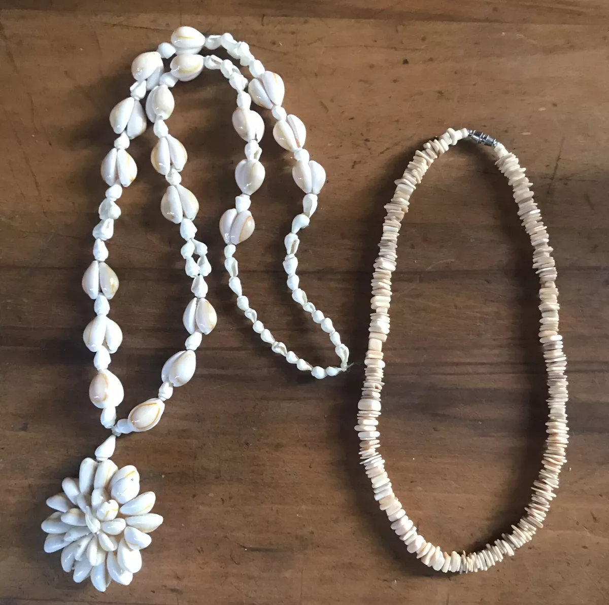 Genuine shell necklace approx 24 long bidding ends 2/19 $20.00 |  EstateSales.NET