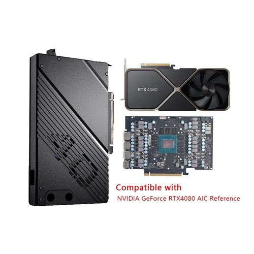 Blocco acqua GPU Granzon per GALAX/NVIDIA GeForce RTX 4080 AIC edizione di riferimento - Foto 19 di 19