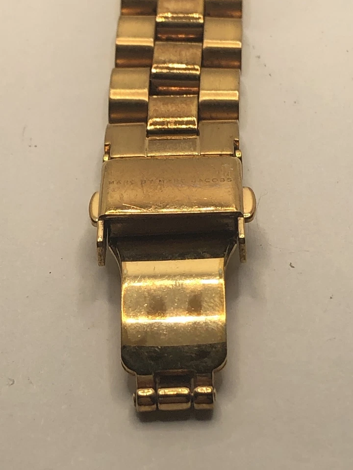 Caja de piezas de reloj Marc Jacobs 36 mm correa de cierre de cristal 16 mm oro rosa GY225 Foto 4 de 4