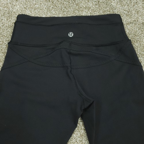 Lululemon Leggings Women Size 4 Black 21" Inseam Secret Pocket w/ Tearaway Tag - Picture 12 of 17