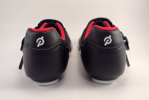 Peloton Cycling Shoes Black Red Biking EU 42 US Mens 8.5 US Womens 11 - Picture 3 of 10