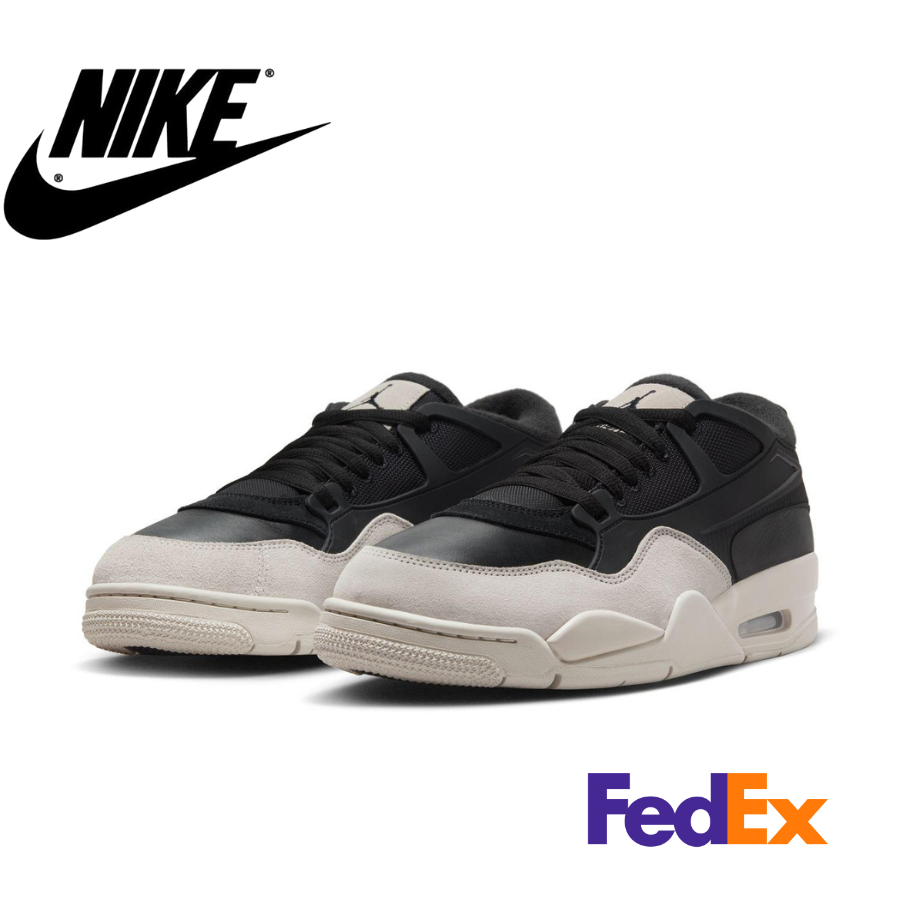 Nike Air Jordan 4 RM Black & Light Bone FQ7939-001 US Men 