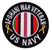 Afghani War Veteran Us Navy Afghanistan Iron Or Sew On Embroidered Patch D38 on sale Afghani War Veteran Us Navy Afghanistan Iron Or Sew On Embroidered Patch D38 on sale