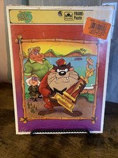 Vintage Taz Manina Looney Tunes Frame Tray Puzzle 1992