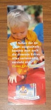 Seltene Werbung vintage FIXIES EXTRA CLASS Windeln #4 1998