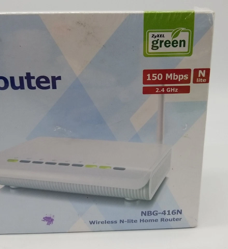 ZyXEL NBG416N 150 Mbps 4-Port 2.4 GHz N lite 10/100 Wireless Home Router Sealed - Image 3 of 4