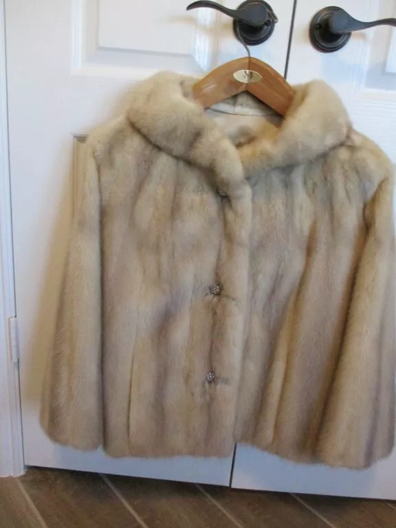 Silver mink hotsell coat