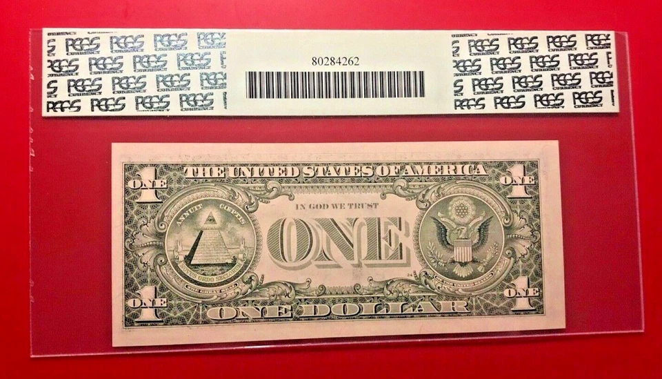 FR 1911 D 1981 $1 FEDERAL RESERVE NOTE PCGS CURRENCY VERY CHOICE NEW 64PPQ - Image 2 of 2