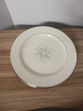 Set of 5 Vintage Homer Laughlin Celeste China 10 Inch Dinner Plates MCM