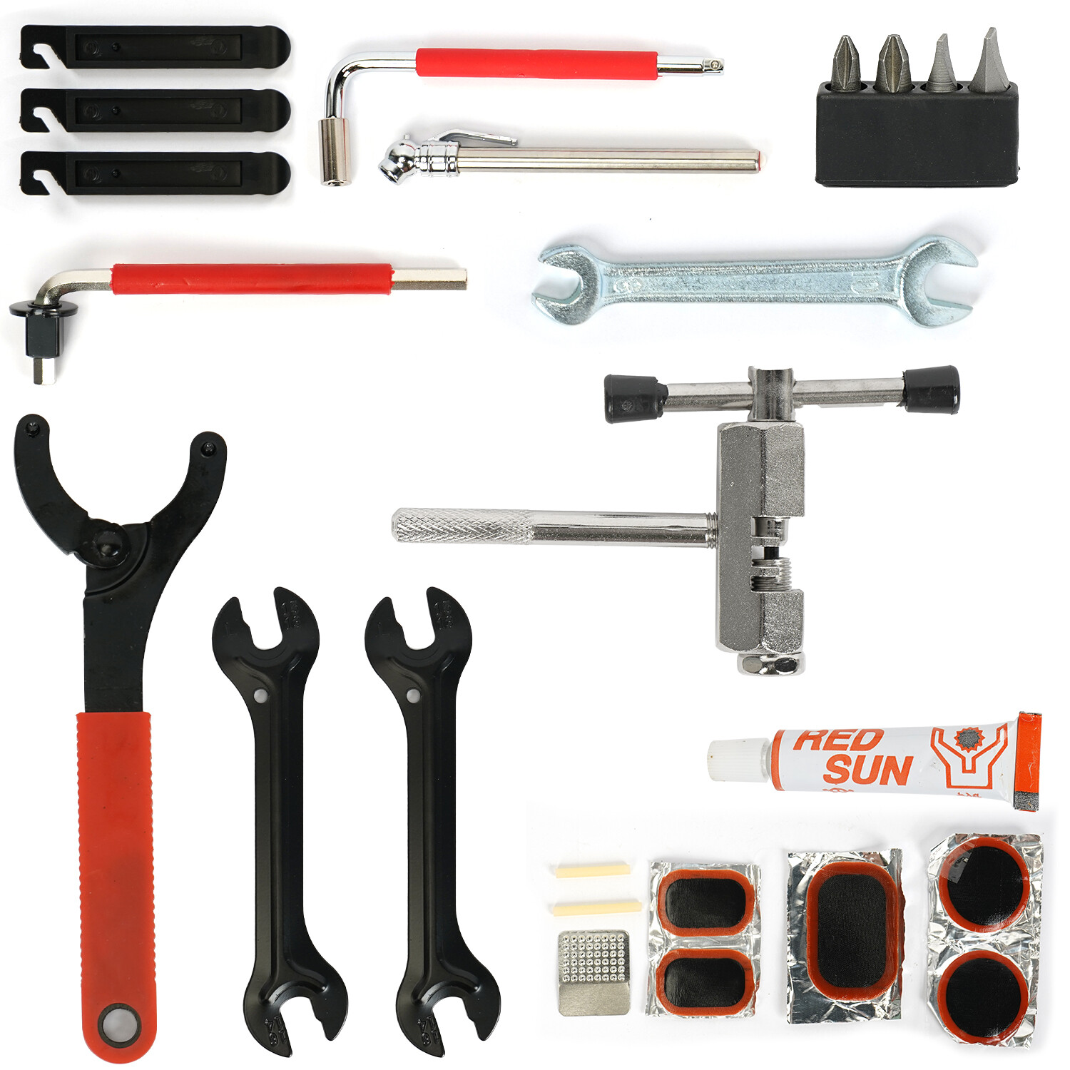 48-teiliges Fahrrad Werkzeug Set - Komplett-Set Mit Tragekoffer Für Alle Reparaturen