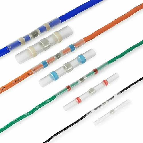 420Pcs Solder Seal Sleeve Heat Shrink Electric Butt Wire Connectors Terminal Kit - Picture 10 of 12