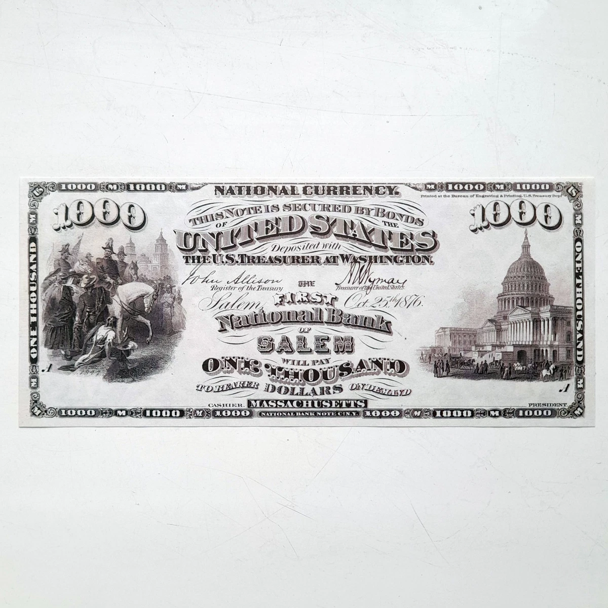 1000 美元国家纸币| eBay