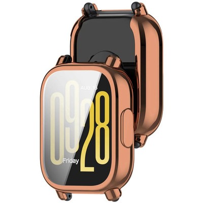 Schutzhülle für Xiaomi Redmi Watch 5 Active Bizon Case Cover Tasche Rosegold