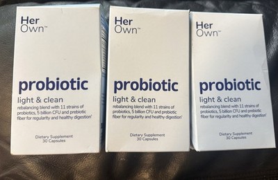 3 Her Own Probiotic Total Women's Support Dietary Supplement Exp 7/26