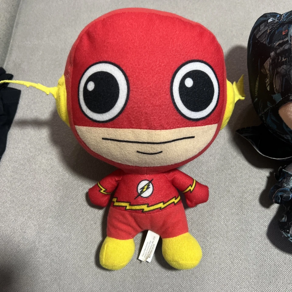 "Juguetes de peluche Justice League 8"" DC Comics Super Heroes The Flash y Batman" Foto 2 de 4
