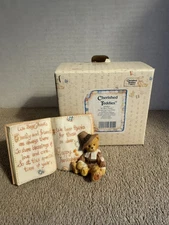 Cherished Teddies #651427 We Bear Thanks Thanksgiving Prayer Figurine