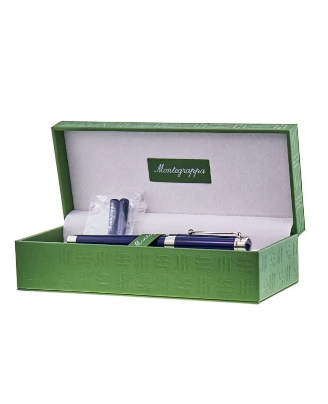 Nova fonte Montegrappa Parola fina nova na caixa azul marinho ISWOT2AD - Imagem 4 de 4