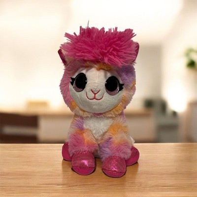 Zuru Coco Surprise Neon Juno Orange and Pink Llama Plush Toy