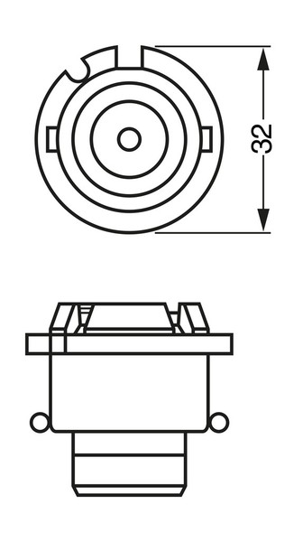 1X Bosch 1 987 302 910 GlüHlampe Hauptscheinwerfer FüR Mitsubishi Mercedes-Benz-image