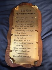 Vintage Homco Home Interiors Wood Brass Ten C...