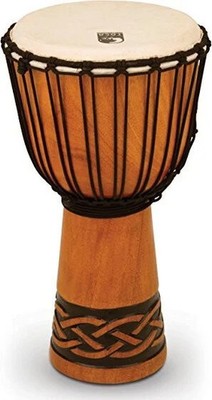 Toca TODJ-12CK Origins Series Rope Tuned Wood 12-Inch Djembe - Celtic Knot Fi...