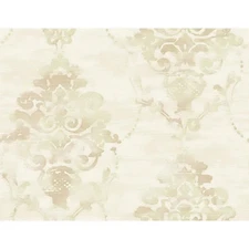 2 rolls wallquest covering wallpaper FI71004 Impressionist Damask wallpaper