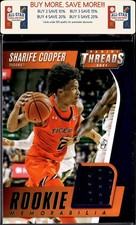2021 Panini Chronicles Draft Picks #TRM-SC Sharife Cooper Threads Rookie Mem