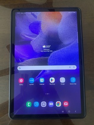 Samsung Galaxy Tab S7 FE 5G 64GB - Black - With Pen And Case Bundle