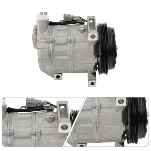 Compressor AC com polia de 4 ranhuras para 2006 2007-2008 Infiniti M35 V6 3.5L EUA - Imagem 4 de 4