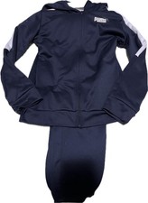 Puma Youth 3-Piece Athletic Set. Navy Blue, Size Medium 10/12