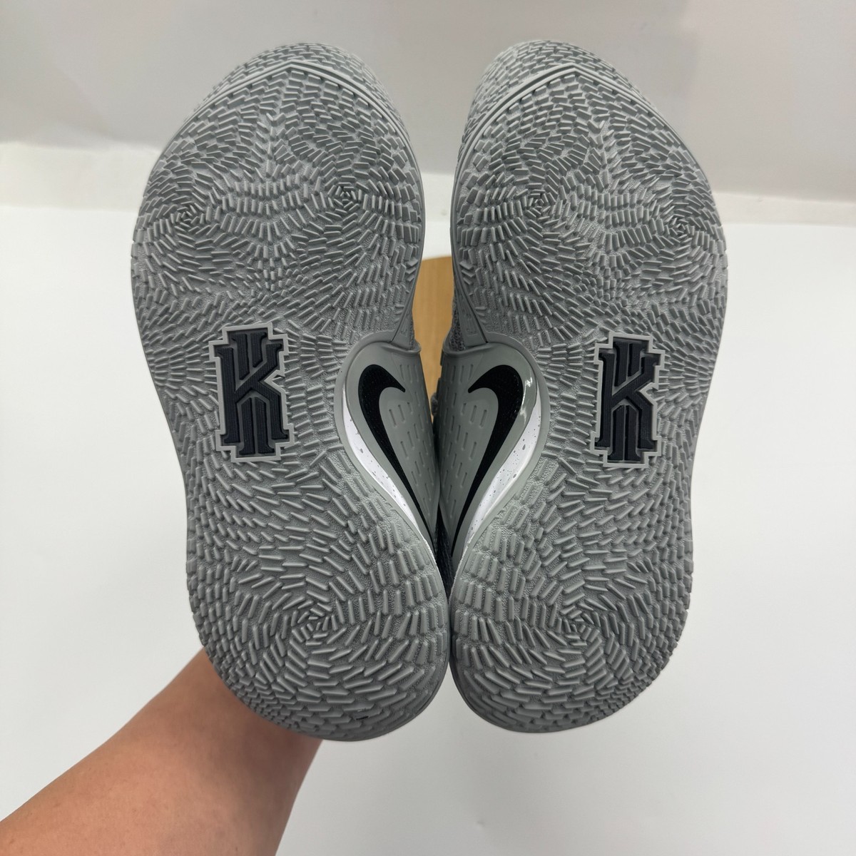 Mens Nike Kyrie Low 2 TB Promo Grey White Sneakers Shoes CN9827-004 Size 8 Nike Kyrie 2 TB Low Wolf Grey for Sale | Authenticity  main image 2