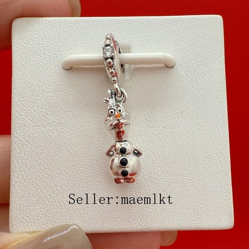 New 925 sterling silver Frozen Olaf Dangle Charm,Charm for bracelet,Frozen Charm