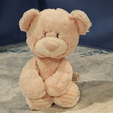 Aurora Baby Pink Teddy Bear Plush 11 Soft Lovey Stuffed Animal