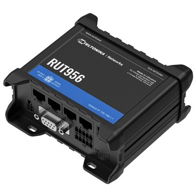 RUT956200000 Teltonika RUT956 Router for Mobile Network Black Aluminum Ku ~D~