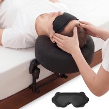 Massage Headrest for Bed, Adjustable Bed Massage Head Holder with Face Cradle...