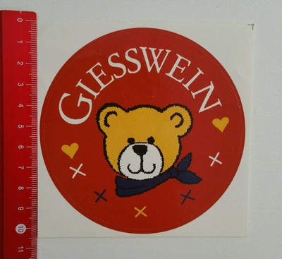 Aufkleber/Sticker: Giesswein (240616130)