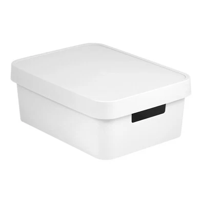 Boîte de rangement avec couvercle Curver Infinity 11L en plastique - Photo 1/3