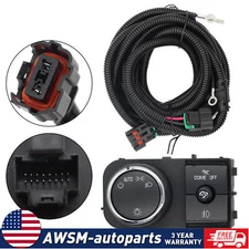 For 07-14 Chevy Silverado Fog Light Wiring Harness & Switch For 07-13 GMC Sierra