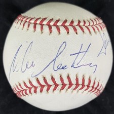 Mike Matheny signed baseball PSA/DNA Royals autographed Brewers