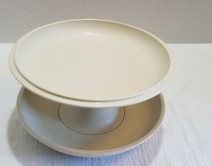Vintage Tupperware Mini Serve It All Almond 1730 1731 Ebay